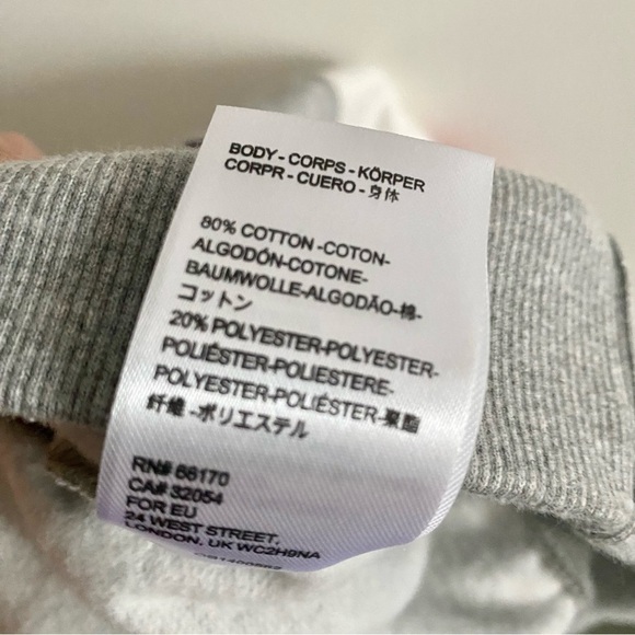 𝅺bdg Crew Neck Grey Purple Colour Block Casual Baggy Sweater - Picture 12 of 15